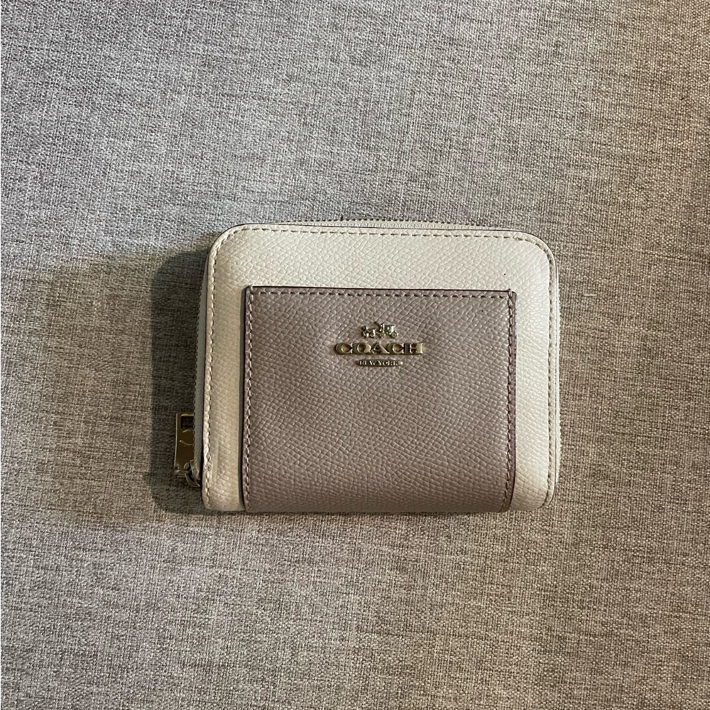 Coach Two-Tone Leather Wallet